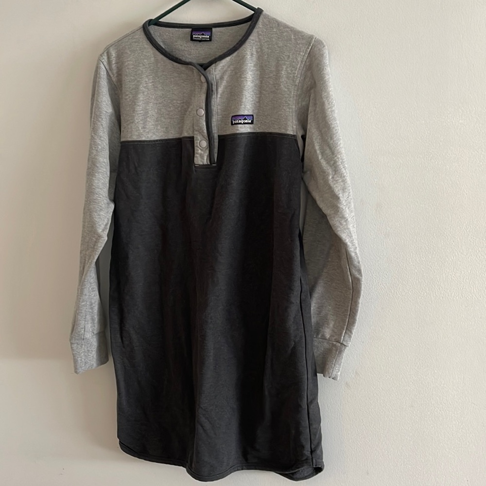 Patagonia long sleeve sweatshirt dress